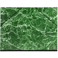5 Exacompta Zeichenmappen, 1292 g/m², 500 x 650 mm, Gummizug, grün