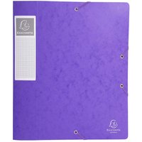 10 Exacompta Archivboxen aus Colorspan-Karton, 600 g/m², DIN A4, violett, RB 60 mm – Ansicht 1