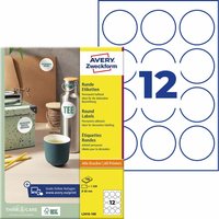 1.200 Zweckform Etiketten rund 60 mm, A4 – Ansicht 1
