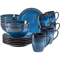 Mäser Frühstücksset 18-tlg. "Ossia" blau