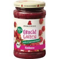 Zwergenwiese Bio-Fruchtaufstrich 'Fruchtgarten' Himbeere, 70 % Fruchtanteil, 225 g