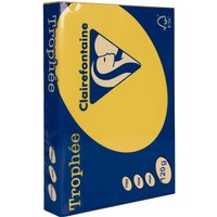 250 Blatt Clairfontaine Farbiges Kopierpapier 'Trophee' 120 g/m², DIN A4, kanariengelb – Ansicht 1