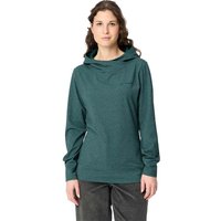 VAUDE Damen-Pullover "Tuenno" mit angeschnittener Kapuze, dark fjord green, Gr. 40