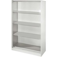 Regal "CONTACT", Höhe 163,5 cm (BxT) 100 x 43,5 , silber