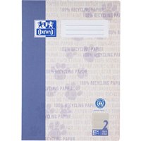 OXFORD Recycling-Schulheft DIN A4, 16 Blatt, Lineatur 2, 90 g/m²
