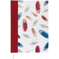 Notizbuch "Feder" DIN A5 blanko, 96 Blatt