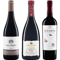 Bio-Weinpaket "Genuss" mit Rotwein und Lambrusco, 3 x 0,75 l