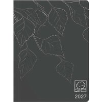 Zettler Taschenkalender aus Recyclingpapier, 2027 anthrazit – Ansicht 1