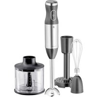 WMF Stabmixer-Set 4in1 "Kult X", silber/schwarz