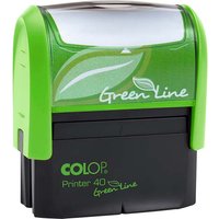 Colop "Green Line" P40 Stempel ohne Logo mit individueller Textplatte 6-zeilig