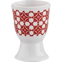 cilio Eierbecher "AMICI" aus Porzellan mit Dekor, H 7 cm, Ø 5cm, Kacheln – Ansicht 1