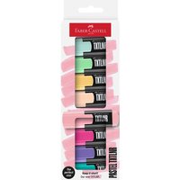 Faber-Castell 8er-Set Mini-Textmarker "TXTLNR", pastell – Ansicht 1