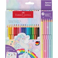 Faber-Castell Buntstifte Colour Grip Einhorn 18+6 – Ansicht 1