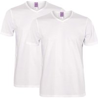 Living Crafts 2er-Pack Bio-Herren-T-Shirts "Dean" weiß, Gr. M – Ansicht 1