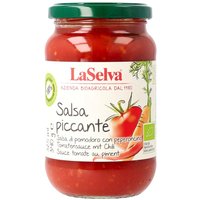 LaSelva Bio-Tomatensauce mit Chili, 340 g