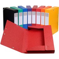 10 Exacompta Archivboxen aus Colorspan-Karton, 600 g/m², DIN A4, sortiert, RB 50 mm – Ansicht 1