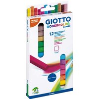 12 Giotto Robercolor carrée Tafelkreiden farbig sortiert
