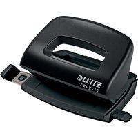 Leitz Nexxt Recycle Mini Locher, 10 Blatt, schwarz