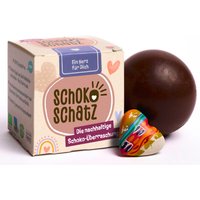 SchokoSchatz Schokoladen-Überraschung "Ein Herz für Dich" für Lieblingsmenschen, Zartbitte
