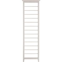 Rippenelement Garderobe "Solvita", B 58 x T 7,5 x H 200 cm, Kiefer weiß
