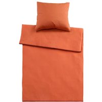 Bettwäsche "Single Jersey" aus Bio-Baumwolle 80 x 80 cm,/135 x 200 cm, chili – Ansicht 1