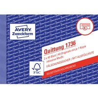 Avery Zweckform Formularbuch '1736' Quittung ECF – Ansicht 1