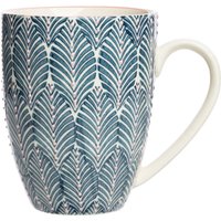 tranquillo Tasse "MIX"N"MATCH" aus Steinzeug, 440 ml, blau