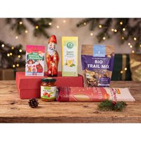 Bio-Geschenkset "Adventsgenuss", 6-tlg., mit Tee, Feinkost und Schokolade