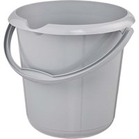 keeeper Eimer "Mika Eco Line" mit Ausguss, Skala und Griff, Ø 30 cm, 10 l, grau