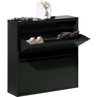 Metall-Schuhschrank 'Big One Shoe 2' schwarz