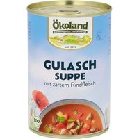 Ökoland Bio-Gulaschsuppe "ungarische Art" mit Rindfleisch, 400 g