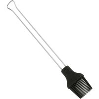 Metaltex Backpinsel aus Silikon, Griff Edelstahl, L 29 cm