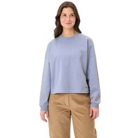 VAUDE Bio-Damen-Langarmshirt 'Najun' mit Rückenprint, dark iris, Gr. 38 – Ansicht 1