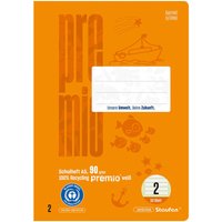 Staufen Doppelheft "premio" DIN A5, 90 g/m², Lineatur 2, Kontrastlineatur – Ansicht 1