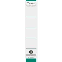 10 memo-Rückenschilder 5cm grün – Ansicht 1