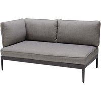 2-Sitzer Gartensofa 'Topaz' mit 3 Rückenlehnen, grau – Ansicht 1