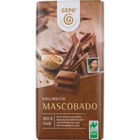 GEPA Bio-Vollmilch-Schokolade "Mascobado", 100 g