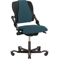HAG Bürodrehstuhl "H03 340" Gestell: schwarz, Stoff: Cura blue