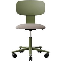 HAG Bürodrehstuhl "Tion 2140" Gestell: moss grey, Stoff: "Select" beige