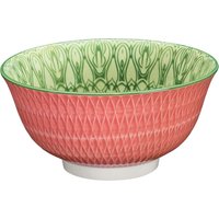 cilio Schüssel 'Rauten' aus Porzellan, ø 18 cm, rosa