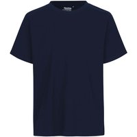 Neutral Bio-Unisex-T-Shirt mit Rundhalsausschnitt, navy, Gr. XS – Ansicht 1