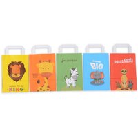 ELCO Papier-Tragetaschen-Set "Safari Bund" 26 x 18 x 8 cm, 10 Stk.
