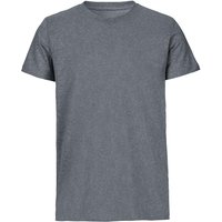 Neutral Bio-Herren-T-Shirt mit Rundhalsausschnitt dunkelgrau, Gr. L