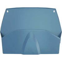 Exacompta Wandprospekthalter "AutentiK" horizontal, 1 Fach, 72 x 382 x 289 mm, blau-grau – Ansicht 1
