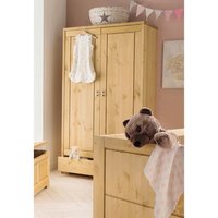 Kleiderschrank "VITA" 2-türig, B100xT52xH178 cm, Kiefer geb./geölt