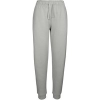MELA Bio-Damen-Jogginghose "AKESHA" mit Baumwollkordel, grau melange, Gr. L