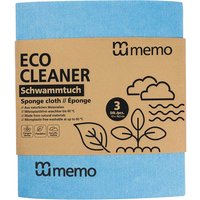 3 Stk. memo Schwammtücher sortiert