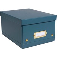 5 Exacompta Ablageboxen "NeoDeco", 20x26x15 cm, A5+, blaugrün – Ansicht 1