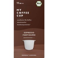 MY COFFEE CUP Bio-Kaffeekapseln "Espresso Fortissimo" 10 Stk.
