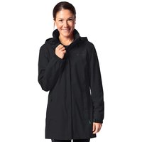 VAUDE Damen-Regen-Parka 'Escape' mit separatem Kragen, black, Gr. 42